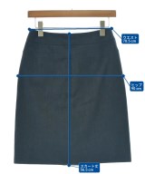 AKRIS（アクリス）ひざ丈スカート 紺 サイズ:36(XS位) レディース/2200714667140