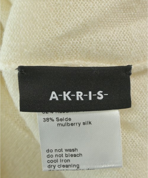 AKRIS（アクリス）ニット・セーター 白 サイズ:8(L位) レディース/2200731688104