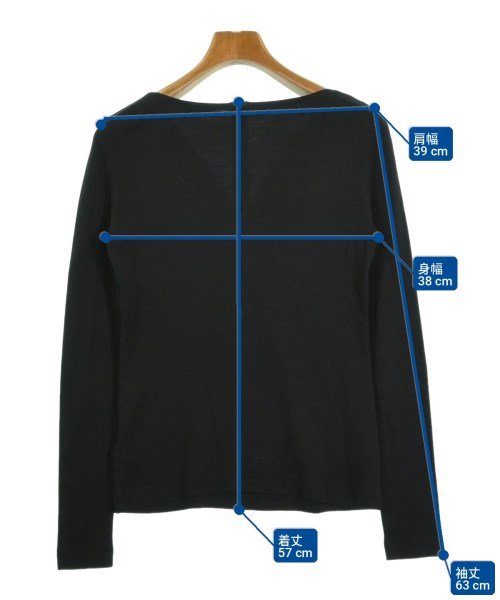 AKRIS（アクリス）Tシャツ・カットソー 黒 サイズ:40(M位) レディース/2200717461042