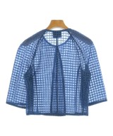 AKRIS（アクリス）ノーカラージャケット 青 サイズ:40(M位) レディース/2200721646121