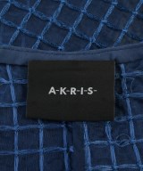 AKRIS（アクリス）ノーカラージャケット 青 サイズ:40(M位) レディース/2200721646121