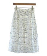 AKRIS（アクリス）ひざ丈スカート 白 サイズ:40(M位) レディース/2200721646244