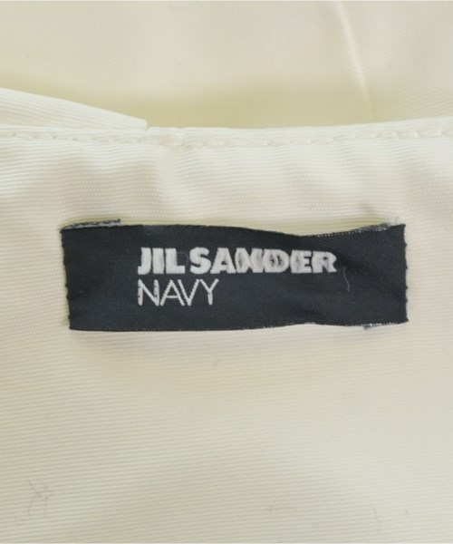 JIL SANDER NAVY（ジルサンダーネイビー）ひざ丈スカート 白 サイズ:44(L位) レディース/2200636934047