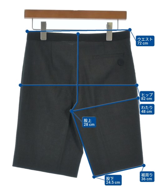JIL SANDER NAVY（ジルサンダーネイビー）ショートパンツ グレー サイズ:34(XXS位) レディース/2200620635066