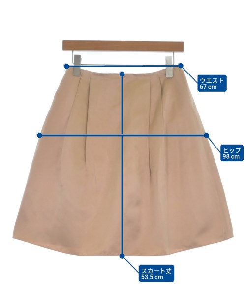 JIL SANDER NAVY（ジルサンダーネイビー）ミニスカート ベージュ サイズ:34(M位) レディース/2200638978032