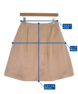 JIL SANDER NAVY（ジルサンダーネイビー）ミニスカート ベージュ サイズ:34(M位) レディース/2200638978032