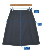 JIL SANDER NAVY（ジルサンダーネイビー）ひざ丈スカート 紺 サイズ:38(S位) レディース/2200641264061