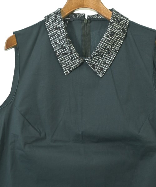 JIL SANDER NAVY（ジルサンダーネイビー）ブラウス 緑 サイズ:44(L位) レディース/2200630364550