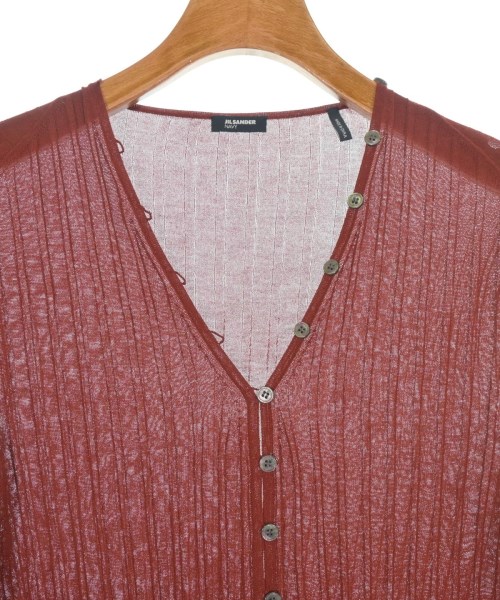 JIL SANDER NAVY（ジルサンダーネイビー）カーディガン 赤 サイズ:XL レディース/2200622692012