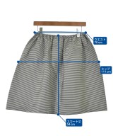 JIL SANDER NAVY（ジルサンダーネイビー）ひざ丈スカート 白 サイズ:32(L位) レディース/2200615950068