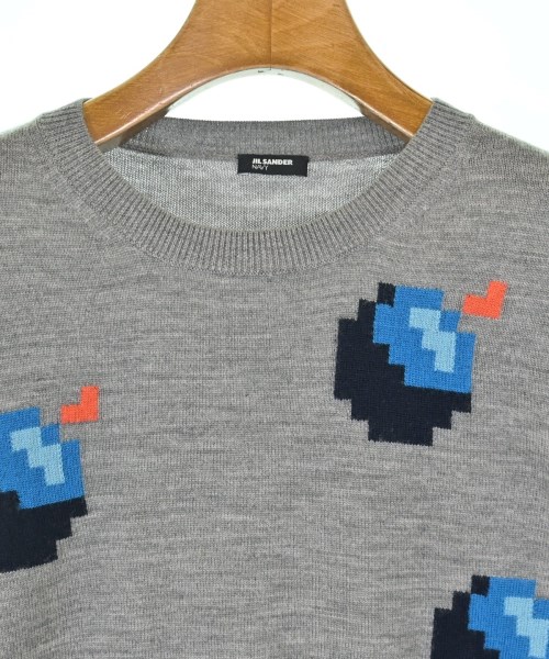 JIL SANDER NAVY（ジルサンダーネイビー）ニット・セーター グレー サイズ:M レディース/2200629150041