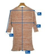 JIL SANDER NAVY（ジルサンダーネイビー）ニット・セーター 茶 サイズ:XL レディース/2200632134106