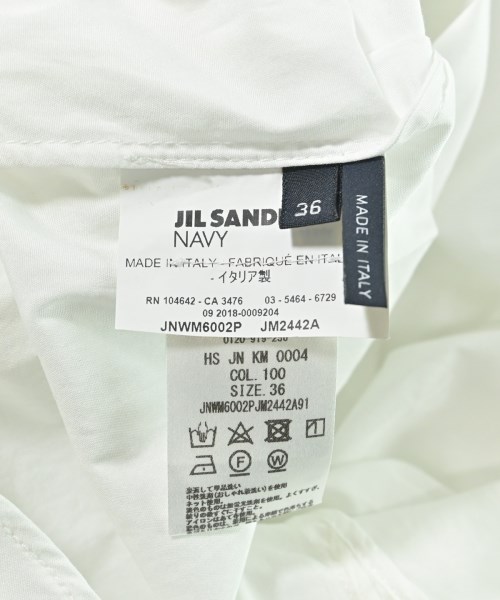 JIL SANDER NAVY（ジルサンダーネイビー）ブラウス 白 サイズ:36(XS位) レディース/2200608005027