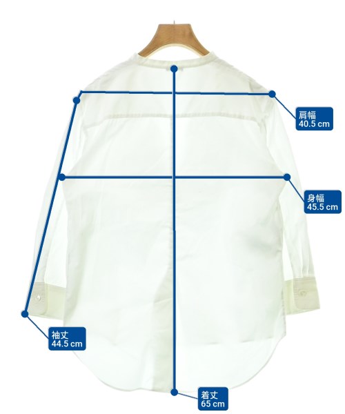 JIL SANDER NAVY（ジルサンダーネイビー）ブラウス 白 サイズ:36(XS位) レディース/2200608005027