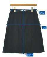 JIL SANDER NAVY（ジルサンダーネイビー）ひざ丈スカート 黒 サイズ:36(XS位) レディース/2200611343123