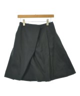 JIL SANDER NAVY（ジルサンダーネイビー）ひざ丈スカート 黒 サイズ:34(XXS位) レディース/2200611343130