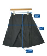 JIL SANDER NAVY（ジルサンダーネイビー）ひざ丈スカート 黒 サイズ:34(XXS位) レディース/2200611343130