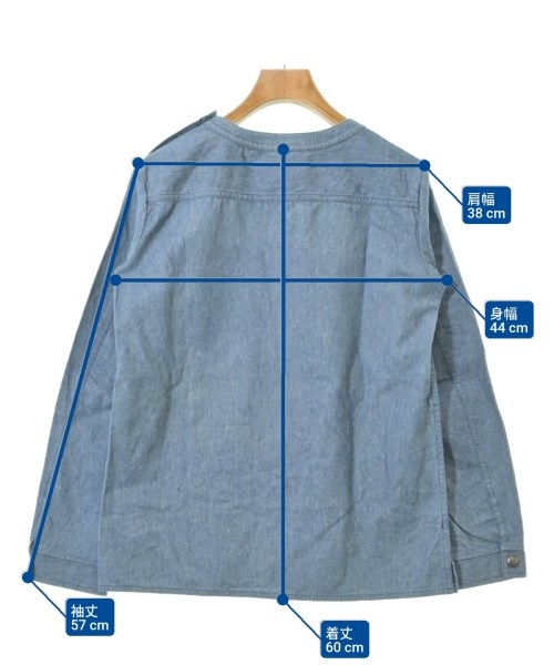 JIL SANDER NAVY（ジルサンダーネイビー）カジュアルシャツ 青 サイズ:34(XXS位) レディース/2200613551045