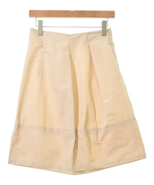 JIL SANDER NAVY（ジルサンダーネイビー）ひざ丈スカート ベージュ サイズ:36(XS位) レディース/2200613551090