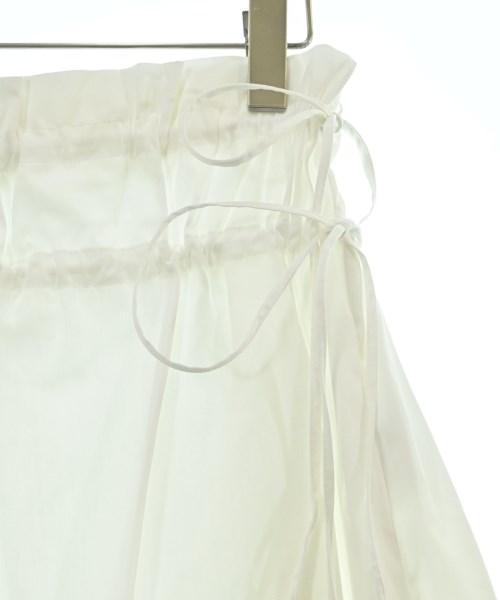 JIL SANDER NAVY（ジルサンダーネイビー）ロング・マキシ丈スカート 白 サイズ:32(S位) レディース/2200619078027