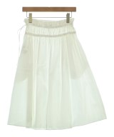 JIL SANDER NAVY（ジルサンダーネイビー）ロング・マキシ丈スカート 白 サイズ:32(S位) レディース/2200619078027