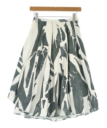 JIL SANDER NAVY（ジルサンダーネイビー）ロング・マキシ丈スカート 白