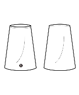 JIL SANDER NAVY（ジルサンダーネイビー）ロング・マキシ丈スカート 白 サイズ:34(XXS位) レディース/2200619018030