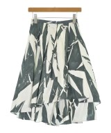 JIL SANDER NAVY（ジルサンダーネイビー）ロング・マキシ丈スカート 白 サイズ:34(XXS位) レディース/2200619018030