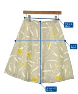 JIL SANDER NAVY（ジルサンダーネイビー）ひざ丈スカート グレー サイズ:32(XXXS位) レディース/2200619018054