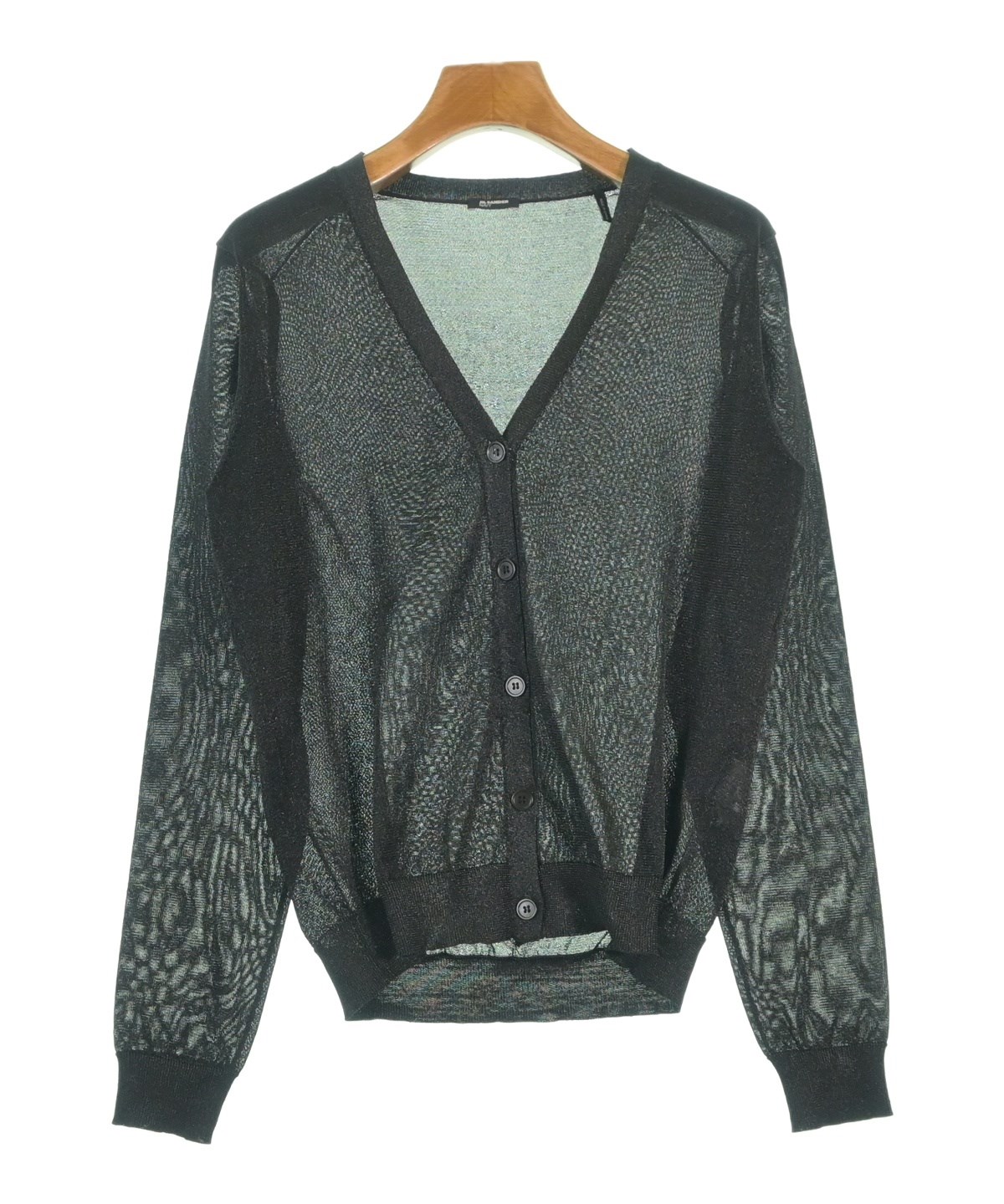 極美品　JIL SANDER ニットジャケット　カーディガン　トグル　グレー50 JIL SANDER NAVY（ジルサンダーネイビー）カーディガン 黒