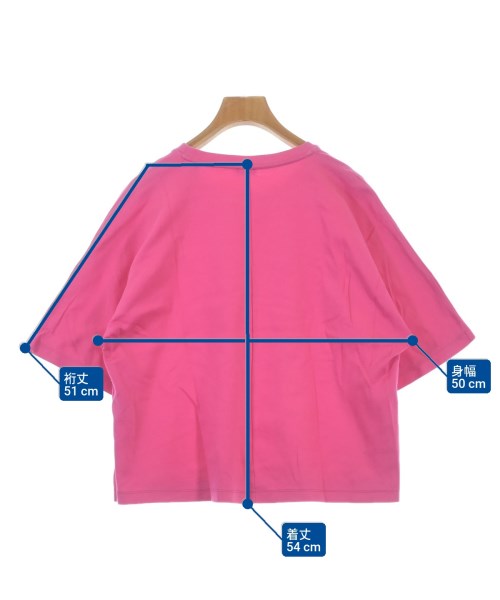 JIL SANDER NAVY（ジルサンダーネイビー）Tシャツ・カットソー ピンク サイズ:42(M位) レディース/2200699011013