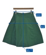 JIL SANDER NAVY（ジルサンダーネイビー）ミニスカート 緑 サイズ:34(XXS位) レディース/2200699445047