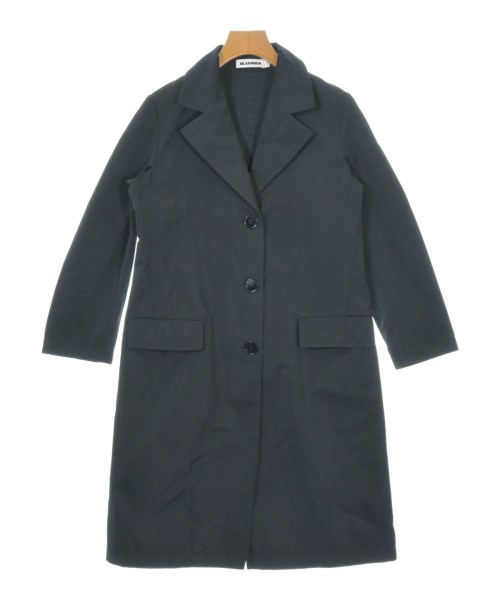 JIL SANDER(ジルサンダー)チェスターコート 紺 サイズ:34(XXS位)/2200696300110