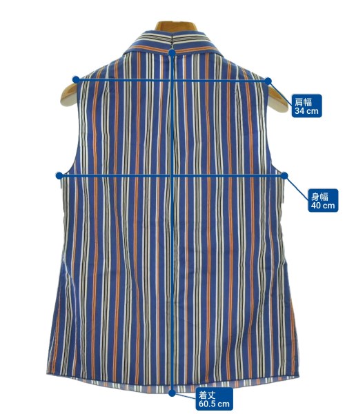 JIL SANDER NAVY（ジルサンダーネイビー）カジュアルシャツ 青 サイズ:34(XS位) レディース/2200655577102