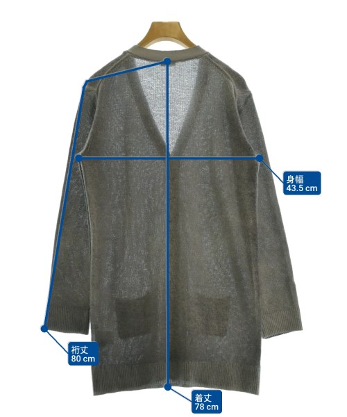 JIL SANDER NAVY（ジルサンダーネイビー）カーディガン グレー サイズ:M レディース/2200658765018