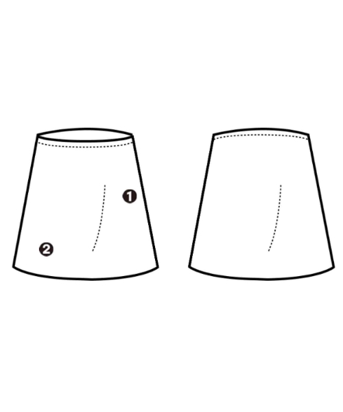 JIL SANDER NAVY（ジルサンダーネイビー）ロング・マキシ丈スカート 白 サイズ:34(XXS位) レディース/2200661455029