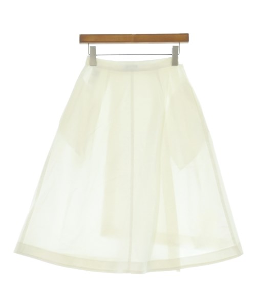 JIL SANDER NAVY（ジルサンダーネイビー）ロング・マキシ丈スカート 白 サイズ:34(XXS位) レディース/2200661455029