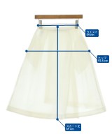 JIL SANDER NAVY（ジルサンダーネイビー）ロング・マキシ丈スカート 白 サイズ:34(XXS位) レディース/2200661455029