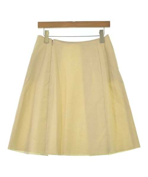 JIL SANDER NAVY（ジルサンダーネイビー）ひざ丈スカート ベージュ サイズ:32(XXS位) レディース/2200661666012