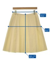 JIL SANDER NAVY（ジルサンダーネイビー）ひざ丈スカート ベージュ サイズ:32(XXS位) レディース/2200661666012
