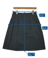 JIL SANDER NAVY（ジルサンダーネイビー）ひざ丈スカート 紺 サイズ:36(XS位) レディース/2200661666029