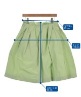 JIL SANDER NAVY（ジルサンダーネイビー）ひざ丈スカート 緑 サイズ:36(XS位) レディース/2200632057078