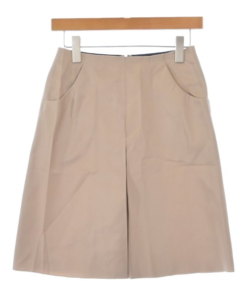 JIL SANDER NAVY(ジルサンダーネイビー)ひざ丈スカート ベージュ サイズ:34(XXS位)/2200647775042