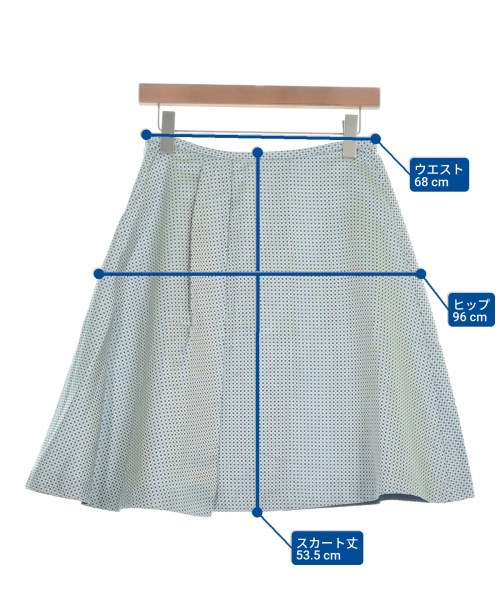 JIL SANDER NAVY（ジルサンダーネイビー）ミニスカート 白 サイズ:32(L位) レディース/2200647775059