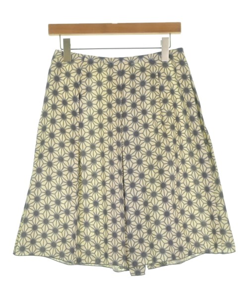 JIL SANDER NAVY（ジルサンダーネイビー）ひざ丈スカート 白 サイズ:36(XS位) レディース/2200649277025