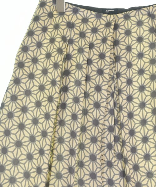 JIL SANDER NAVY（ジルサンダーネイビー）ひざ丈スカート 白 サイズ:36(XS位) レディース/2200649277025