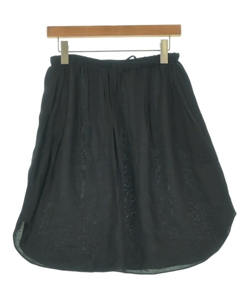 JIL SANDER NAVY（ジルサンダーネイビー）ひざ丈スカート 黒 サイズ:36(XS位) レディース/2200651986069