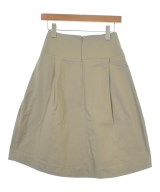 JIL SANDER NAVY（ジルサンダーネイビー）ひざ丈スカート ベージュ サイズ:34(XXS位) レディース/2200704114043