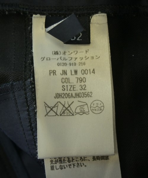 JIL SANDER NAVY（ジルサンダーネイビー）スラックス 黒 サイズ:32(XXL位) レディース/2200705646253