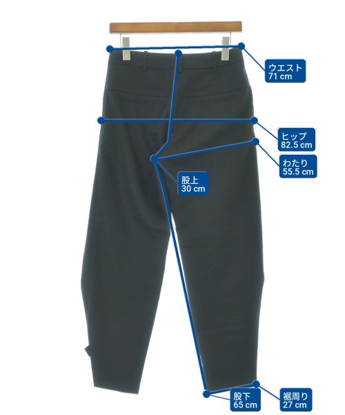 JIL SANDER NAVY（ジルサンダーネイビー）スラックス 黒 サイズ:32(XXL位) レディース/2200705646253